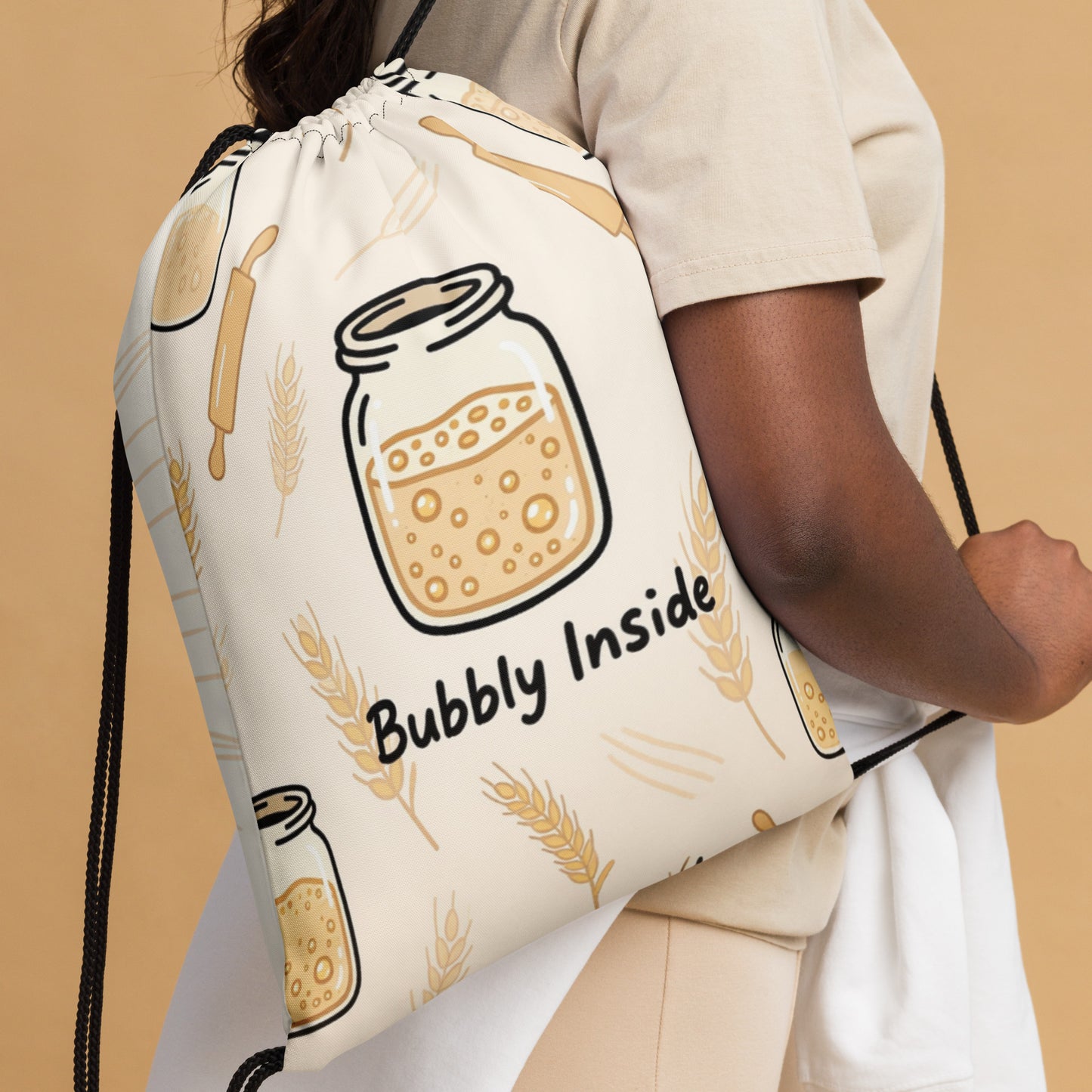 Daily Dough Energy | Drawstring bag Bags & Accessories > Drawstring Bags ZomaModa