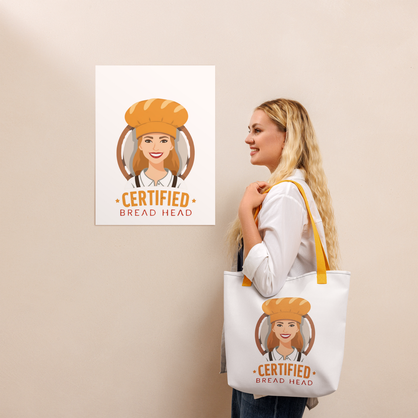 Certified Bread Head | Tote bag Bags & Accessories > Tote Bags ZomaModa