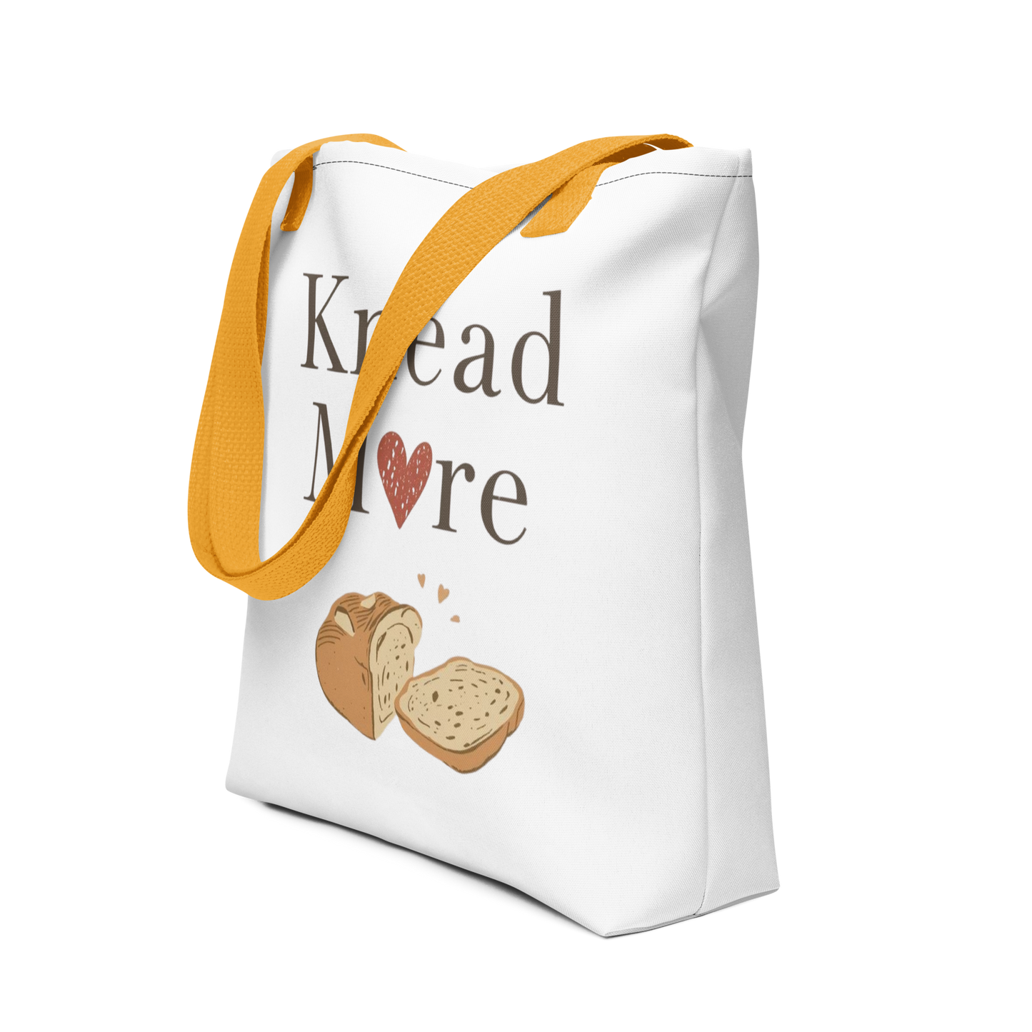 Knead More Love | Tote bag Yellow Bags & Accessories > Tote Bags ZomaModa