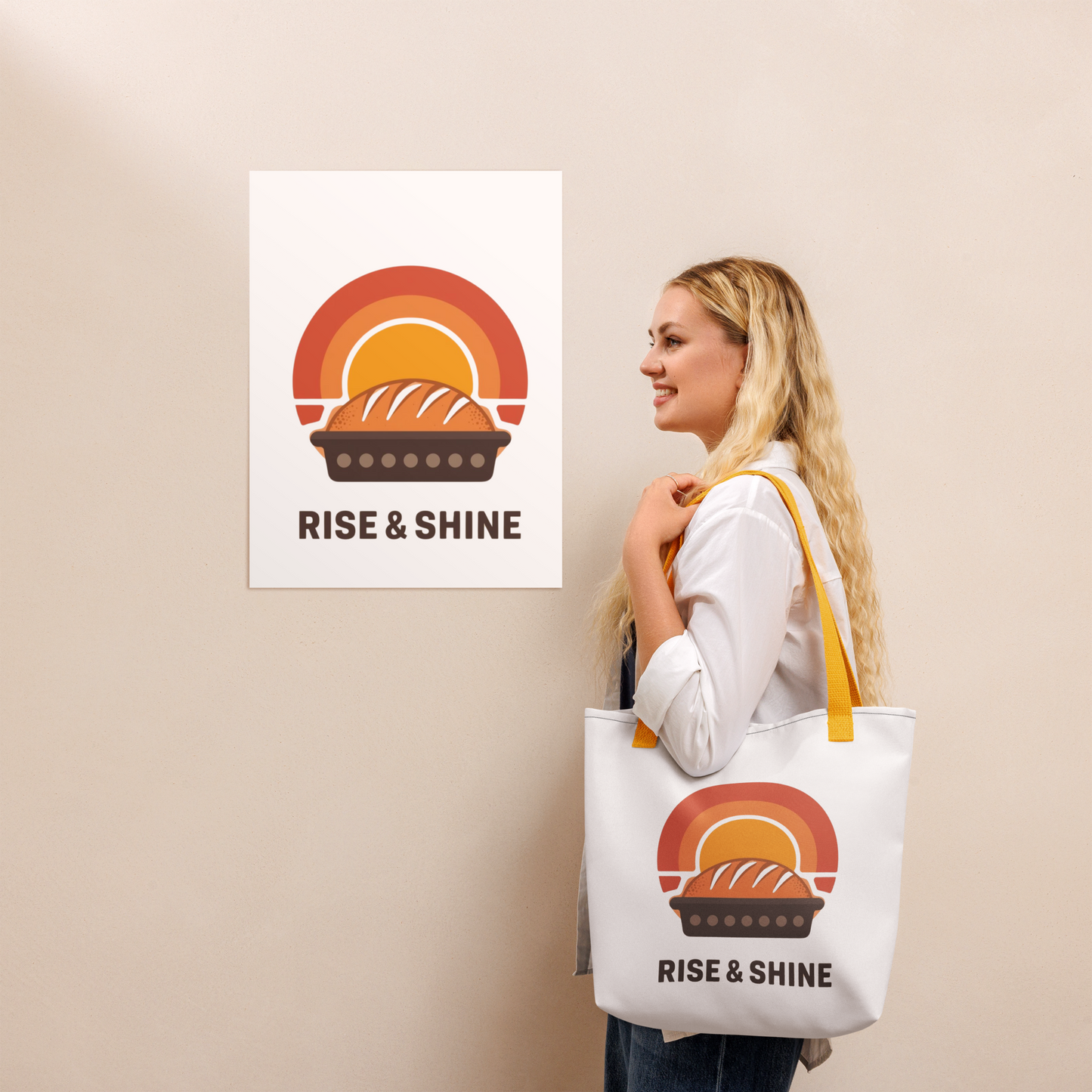 Rise & Shine | Tote bag Bags & Accessories > Tote Bags ZomaModa