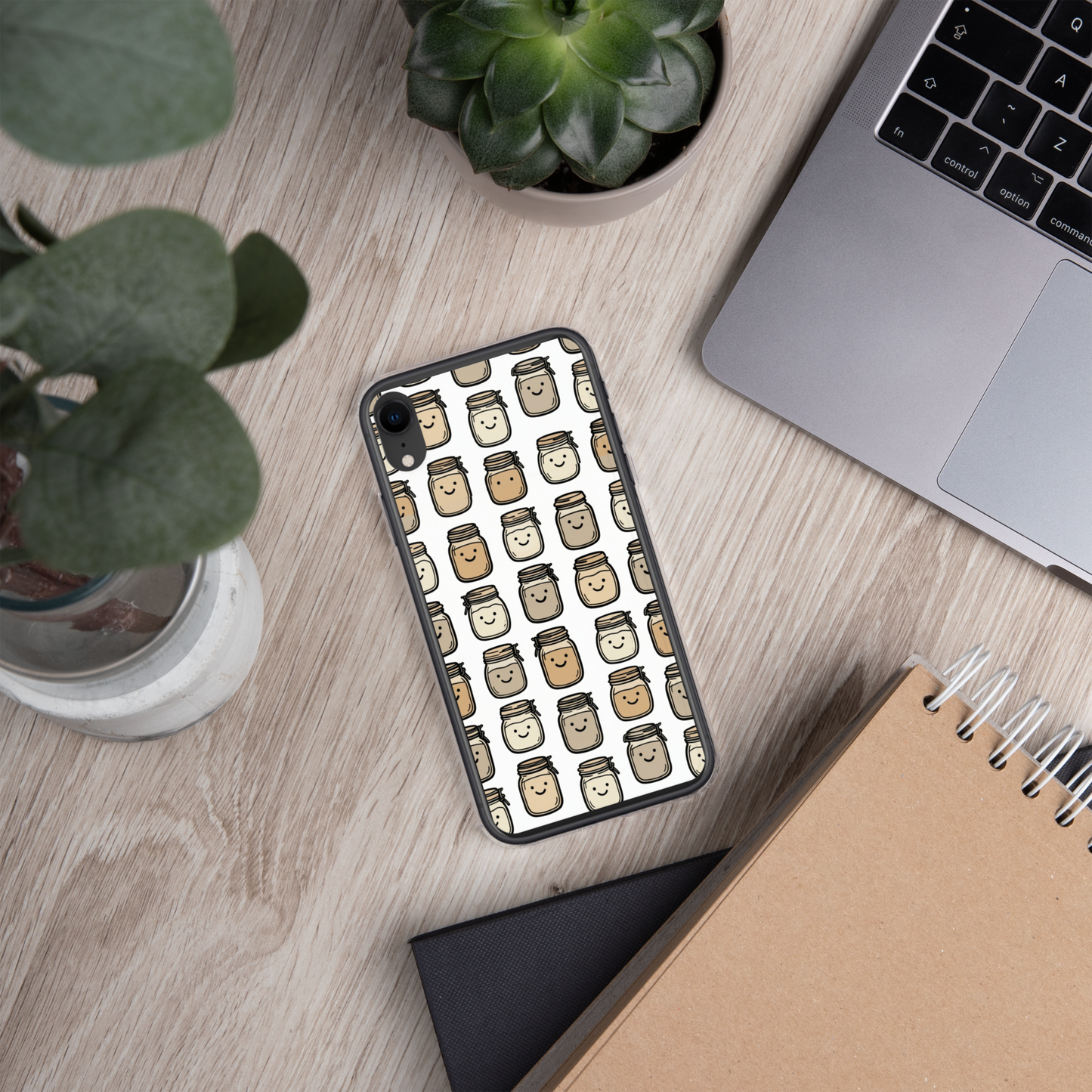 Cute Sourdough Starter Jars Clear Case for iPhone® Bags & Accessories > Phone Cases ZomaModa