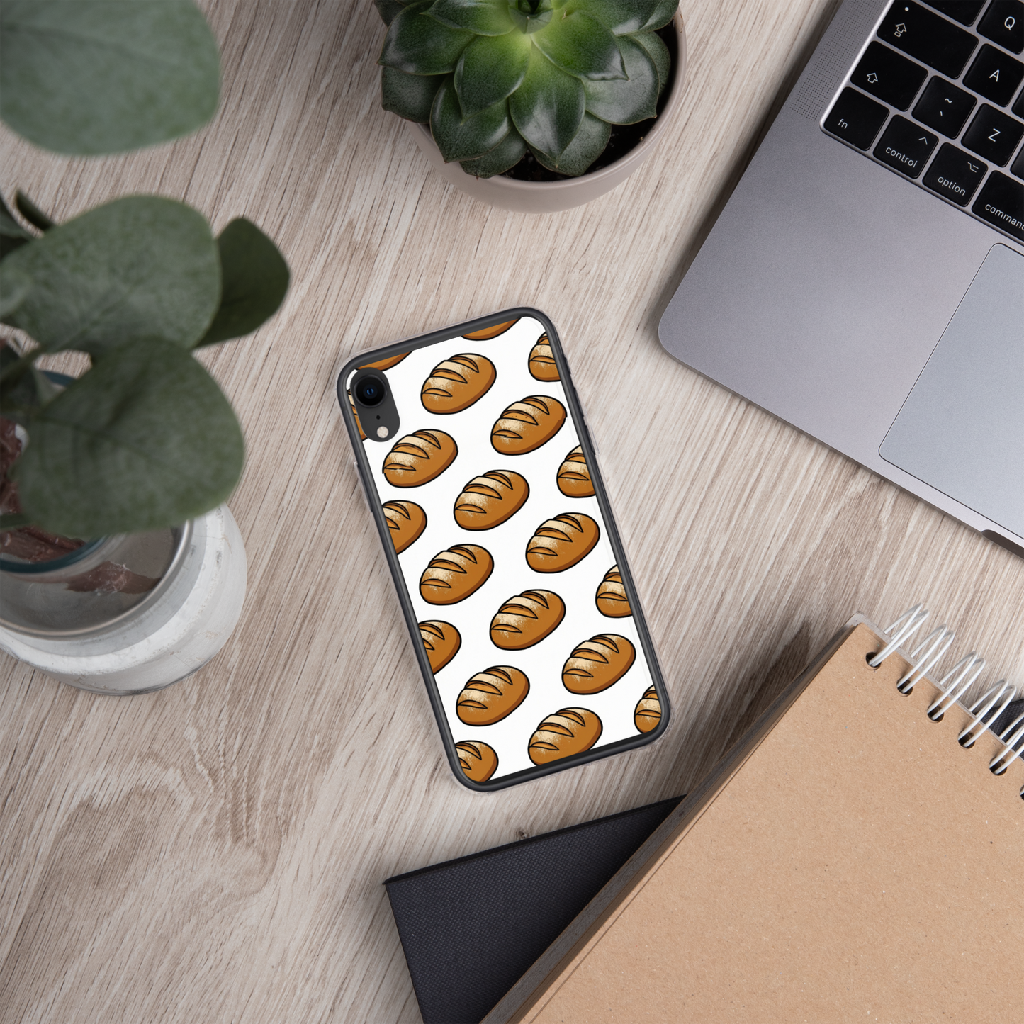 Floating Sourdough Loaves Pattern Clear Case for iPhone® Bags & Accessories > Phone Cases ZomaModa
