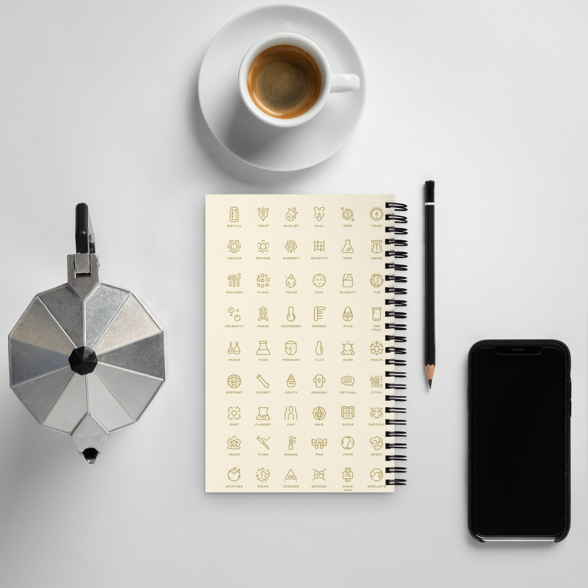 Sourdough Science | Spiral notebook Stationery & Gifts > Notebooks & Journals ZomaModa