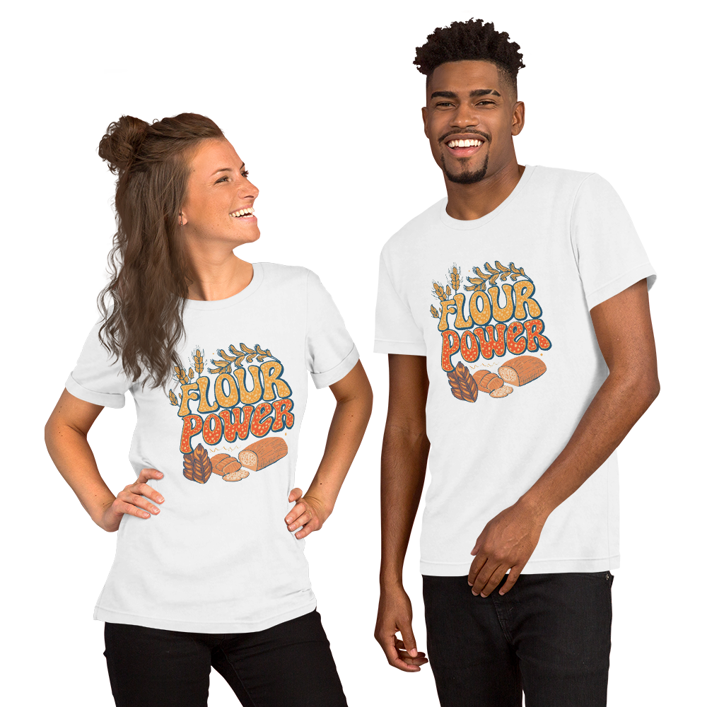 Flour Power | Unisex t-shirt Apparel > T-Shirts ZomaModa
