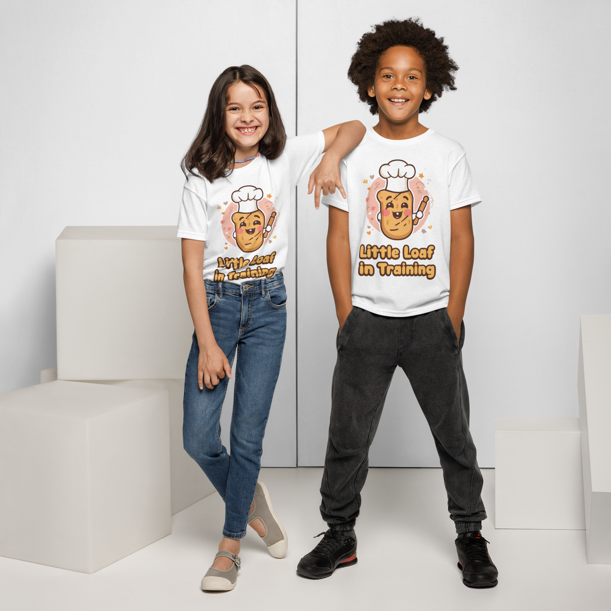 Little Loaf in Training V2 | Youth t-shirt Apparel > Kids' T-Shirts ZomaModa
