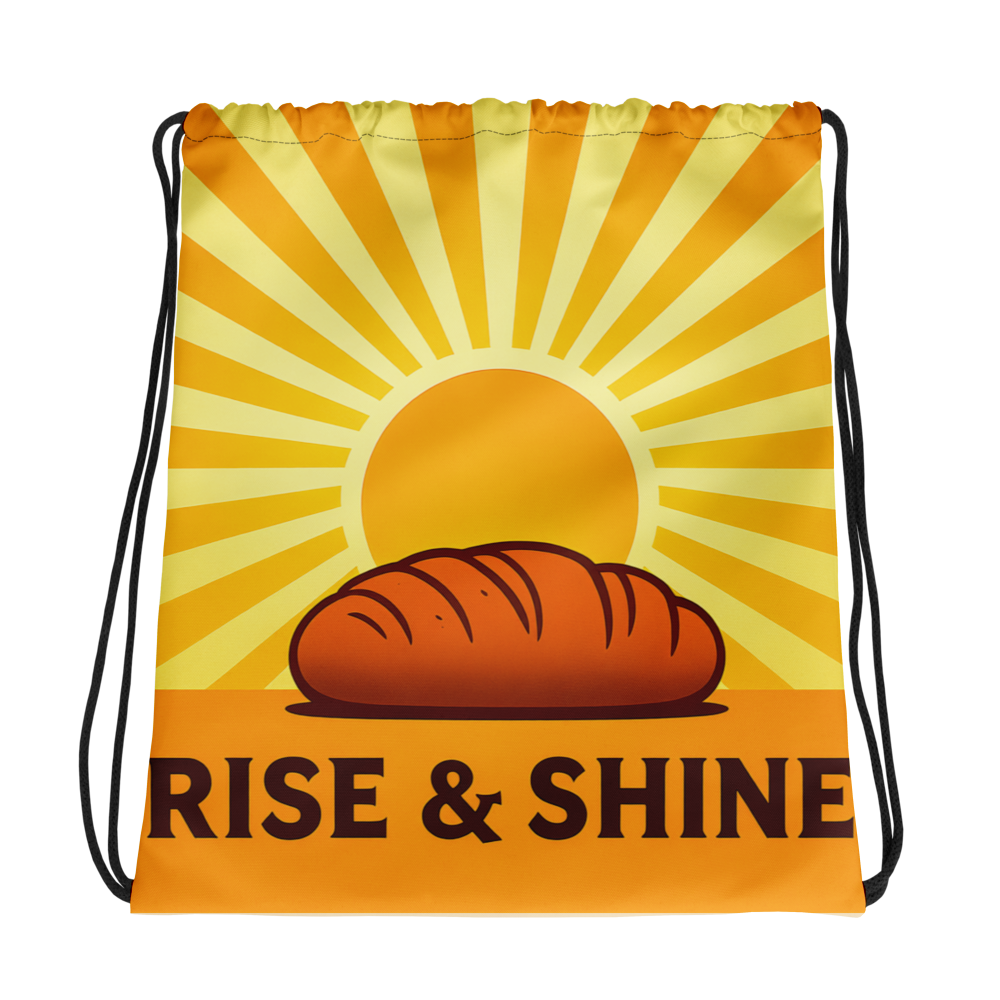 Rise & Shine | Drawstring bag Bags & Accessories > Drawstring Bags ZomaModa