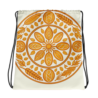 Bread Mandala | Drawstring bag Bags & Accessories > Drawstring Bags ZomaModa
