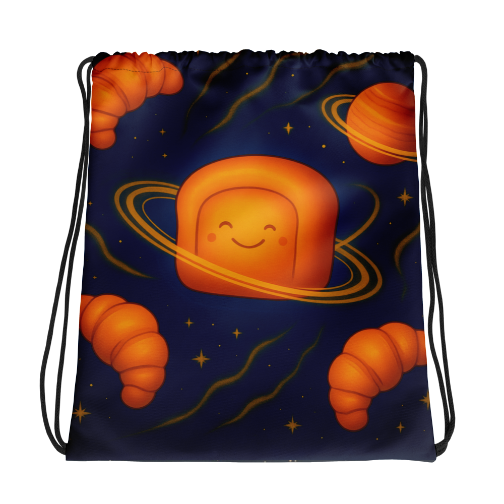 Cosmic Sourdough | Drawstring bag Bags & Accessories > Drawstring Bags ZomaModa