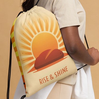 Rise & Shine | Drawstring bag Bags & Accessories > Drawstring Bags ZomaModa