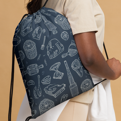 Bakery Blueprint | Drawstring bag Bags & Accessories > Drawstring Bags ZomaModa
