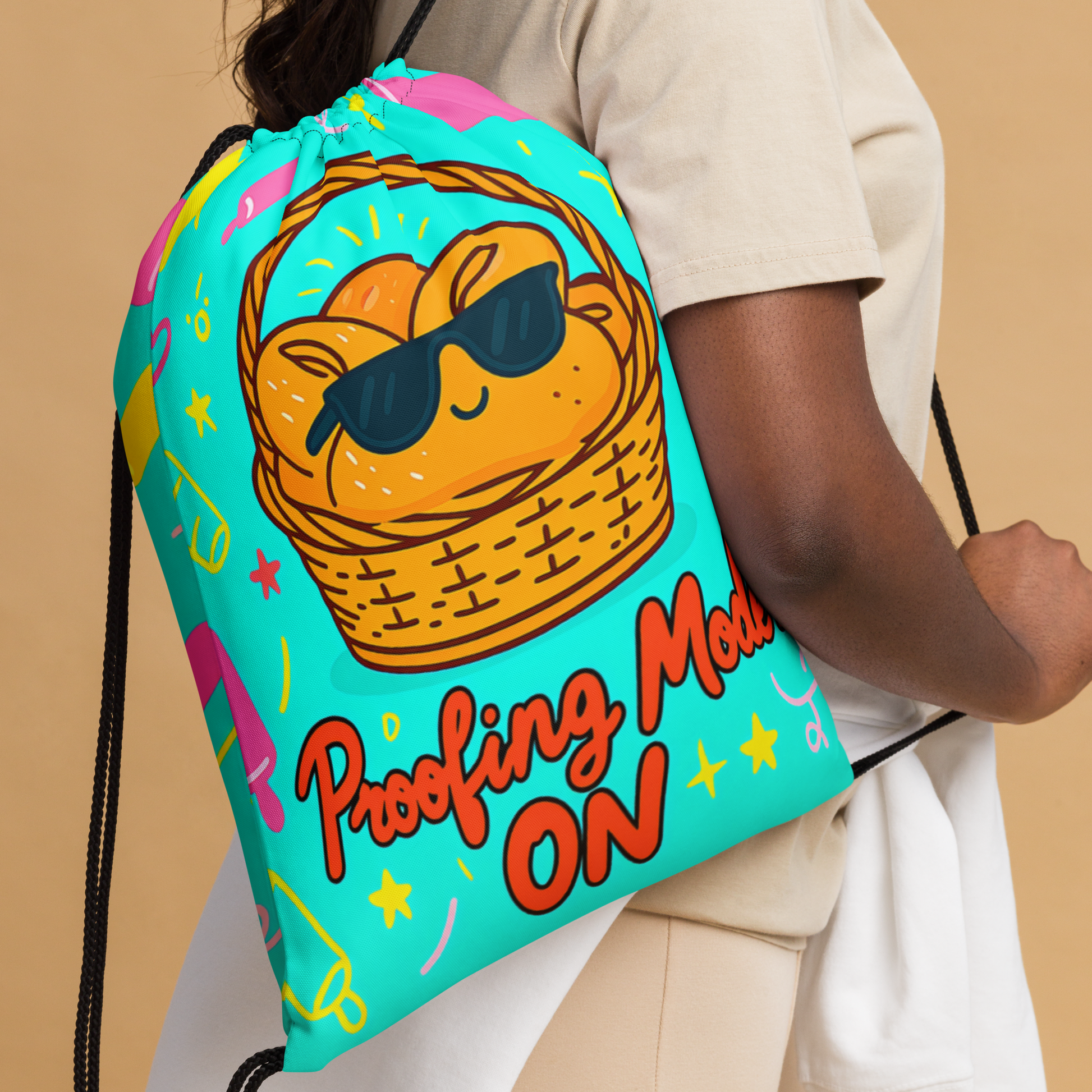 Proofing Vibes Only | Drawstring bag Bags & Accessories > Drawstring Bags ZomaModa