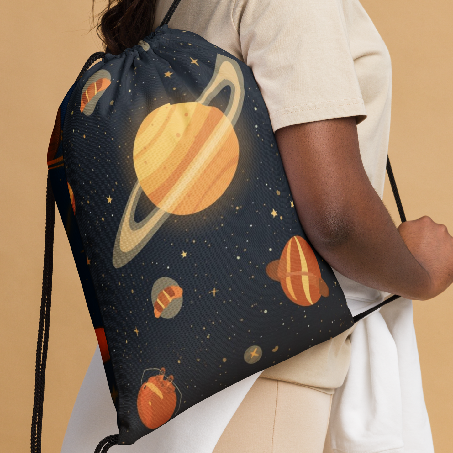 Cosmic Sourdough | Drawstring bag Bags & Accessories > Drawstring Bags ZomaModa