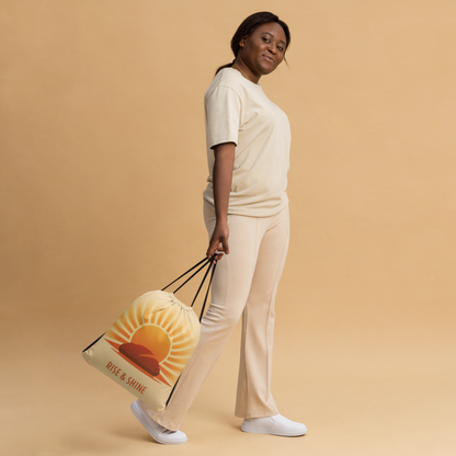 Rise & Shine | Drawstring bag Bags & Accessories > Drawstring Bags ZomaModa