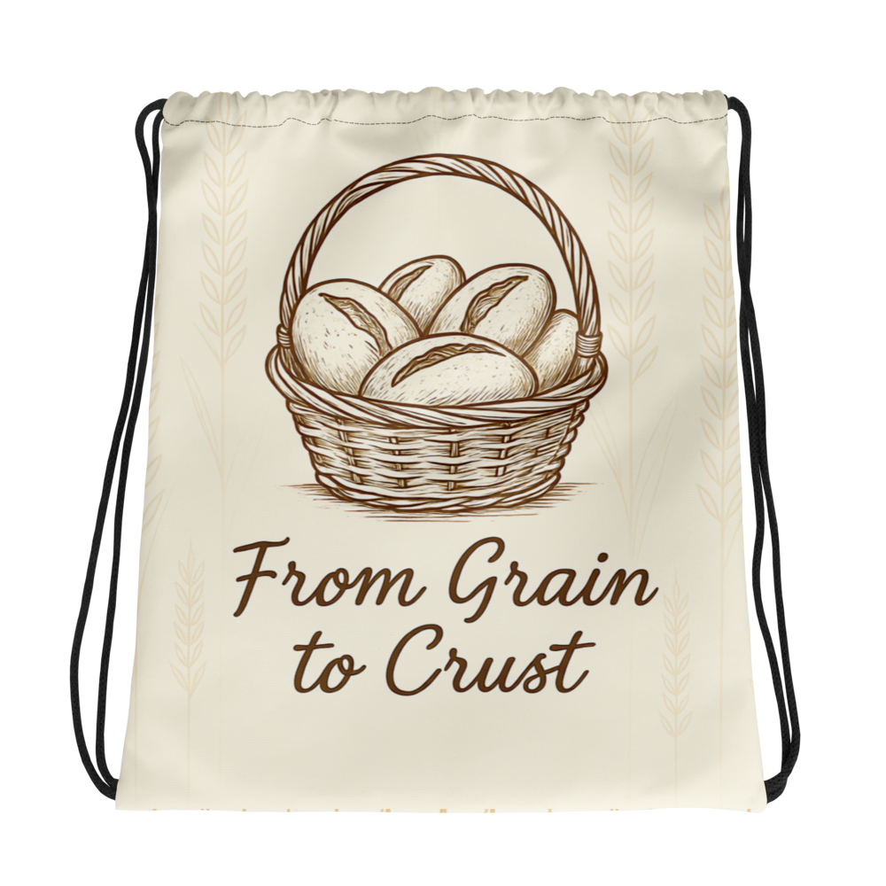 Minimal Wheat Field | Drawstring bag Default Title Bags & Accessories > Drawstring Bags ZomaModa