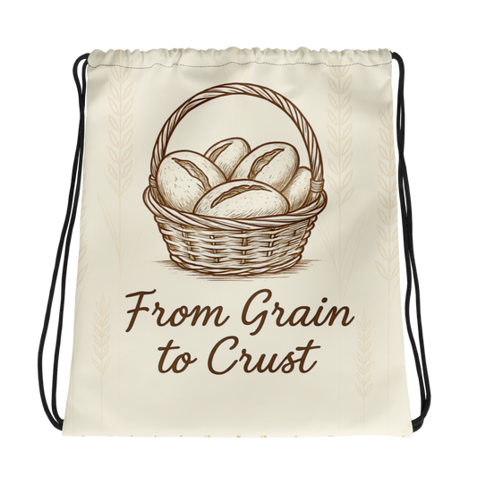 Minimal Wheat Field | Drawstring bag Default Title Bags & Accessories > Drawstring Bags ZomaModa