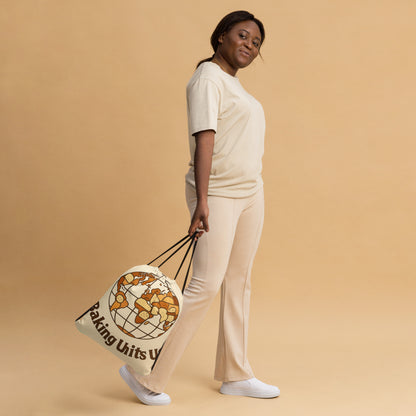 Global Bread Map | Drawstring bag Bags & Accessories > Drawstring Bags ZomaModa