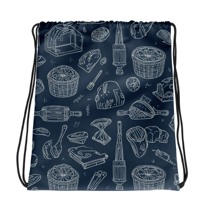 Bakery Blueprint | Drawstring bag Default Title Bags & Accessories > Drawstring Bags ZomaModa