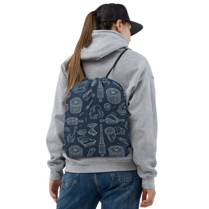 Bakery Blueprint | Drawstring bag Bags & Accessories > Drawstring Bags ZomaModa