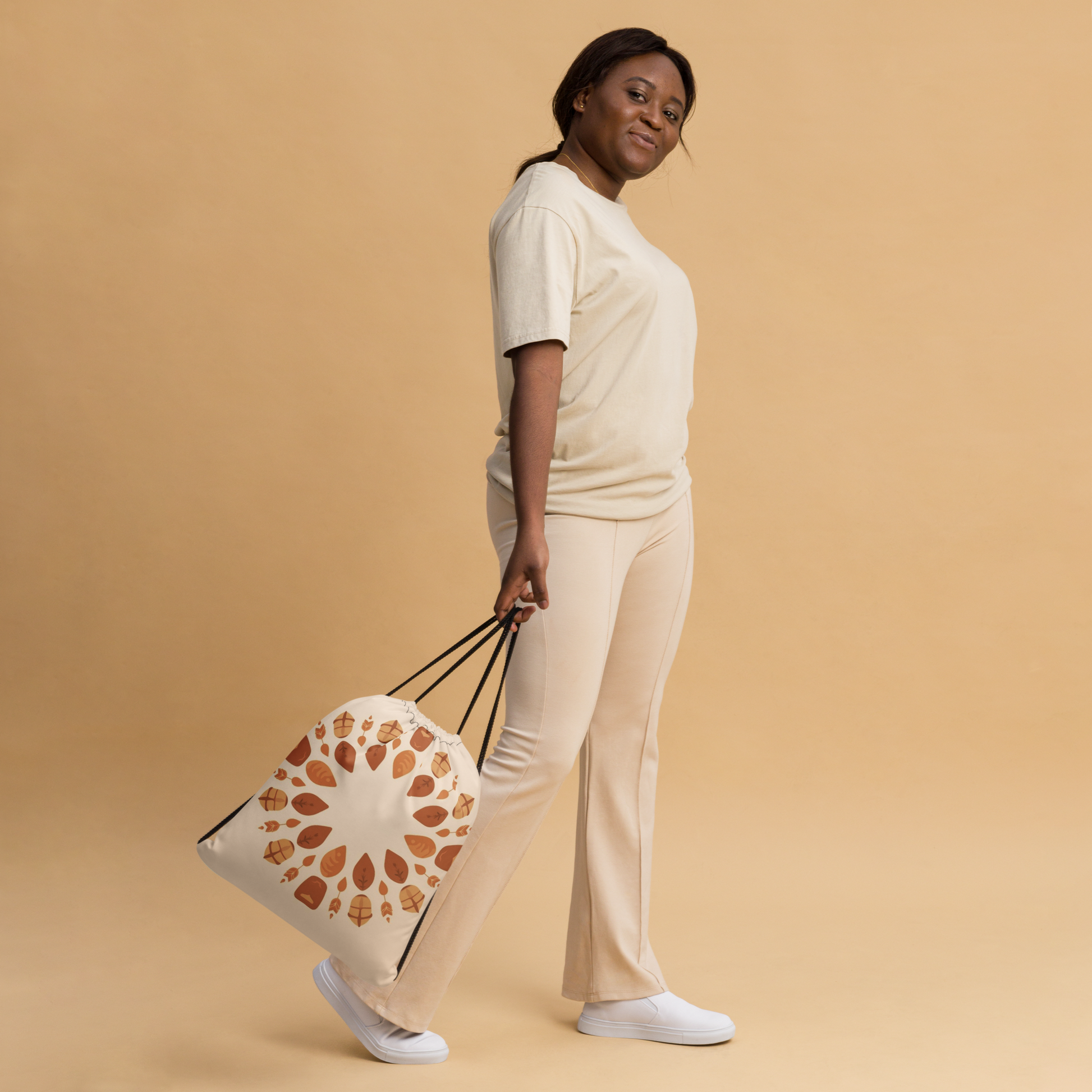 Bread Mandala | Drawstring bag Bags & Accessories > Drawstring Bags ZomaModa