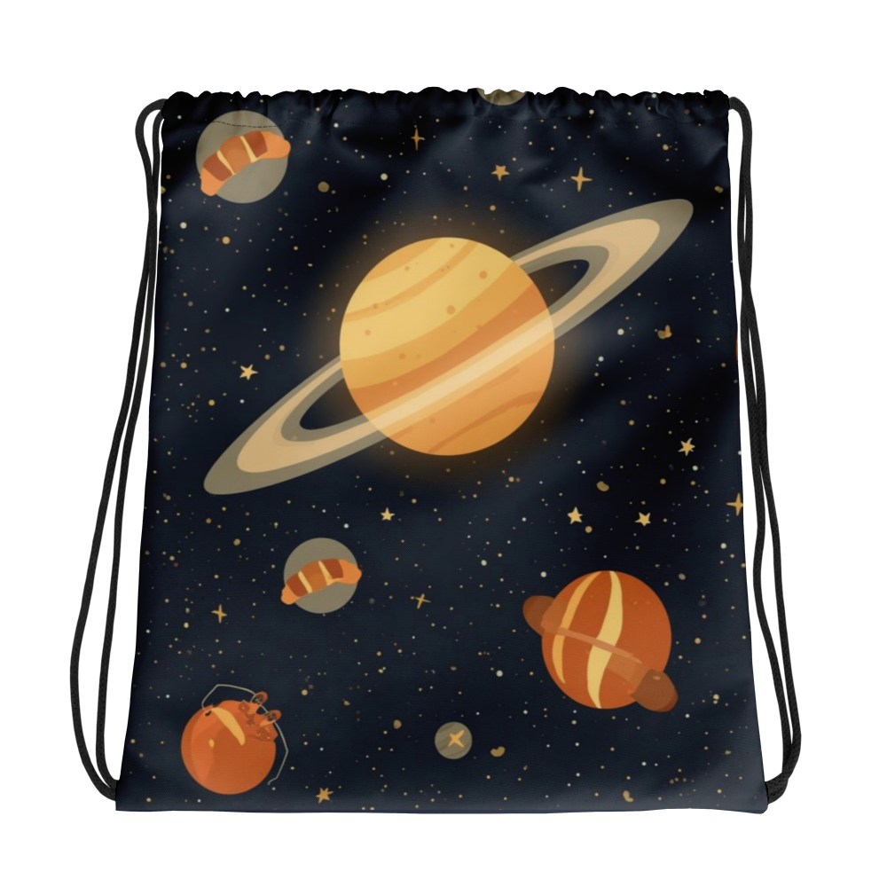 Cosmic Sourdough | Drawstring bag Default Title Bags & Accessories > Drawstring Bags ZomaModa