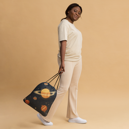 Cosmic Sourdough | Drawstring bag Bags & Accessories > Drawstring Bags ZomaModa