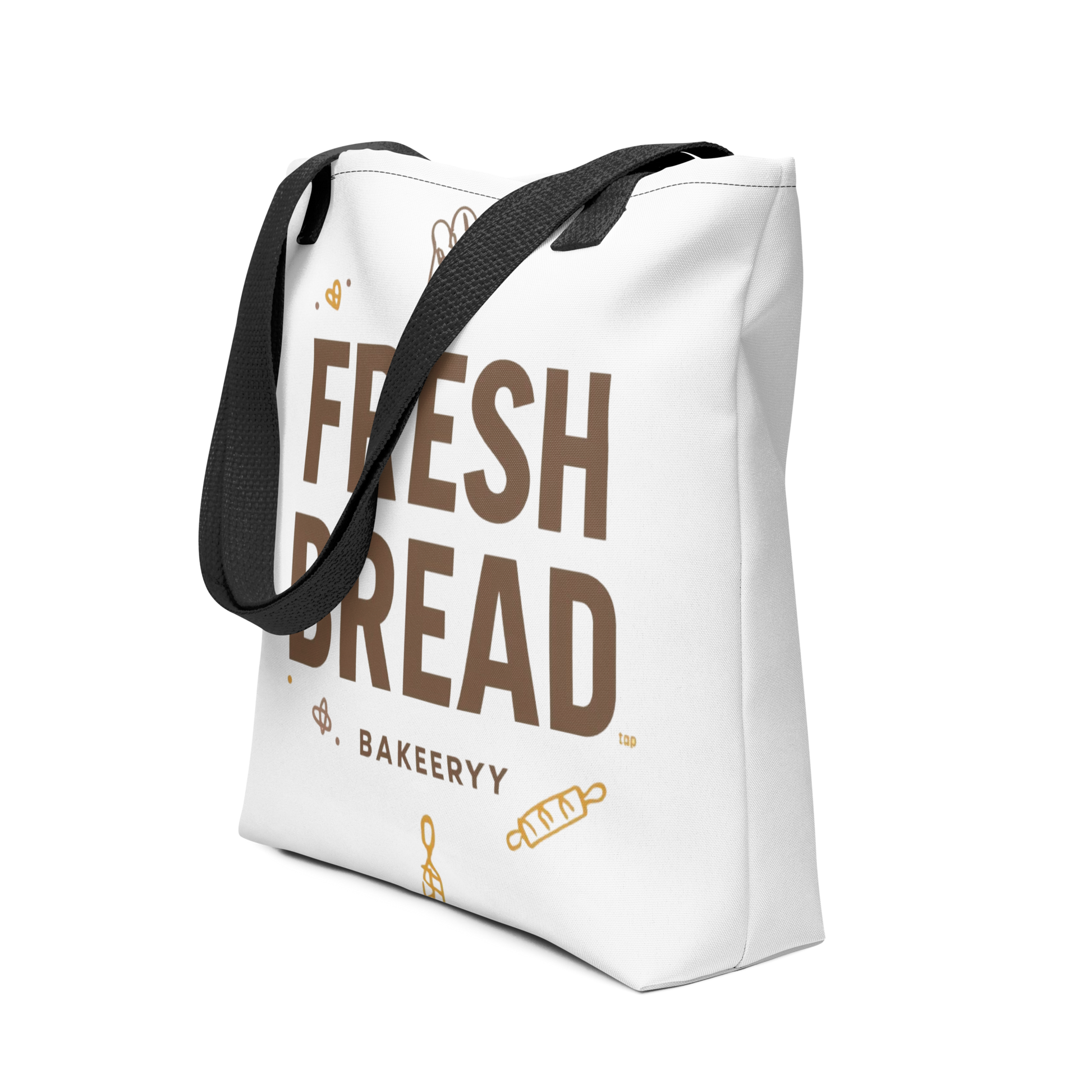 Eat Sleep Bake Repeat | Tote bag Black Bags & Accessories > Tote Bags ZomaModa