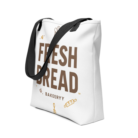 Eat Sleep Bake Repeat | Tote bag Black Bags & Accessories > Tote Bags ZomaModa