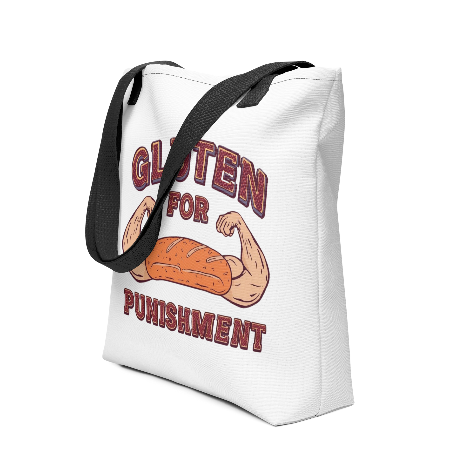 Gluten for Punishment | Tote bag Black Bags & Accessories > Tote Bags ZomaModa