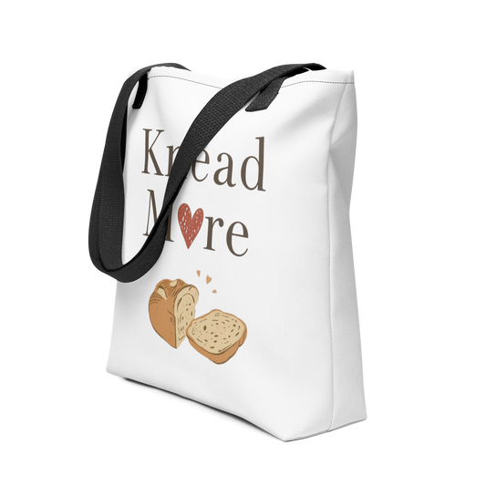 Knead More Love | Tote bag Black Bags & Accessories > Tote Bags ZomaModa