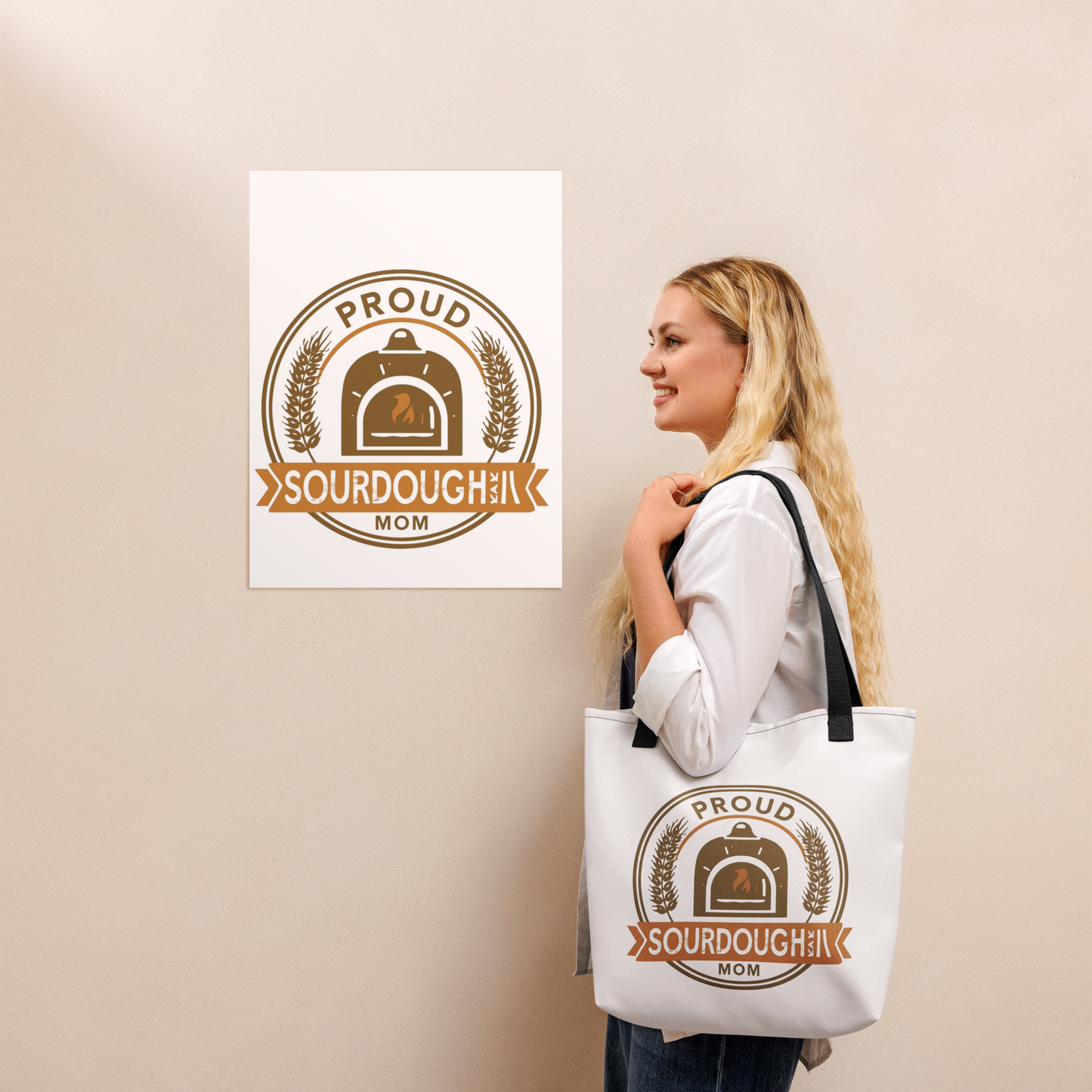 Sourdough Mom | Tote bag Bags & Accessories > Tote Bags ZomaModa