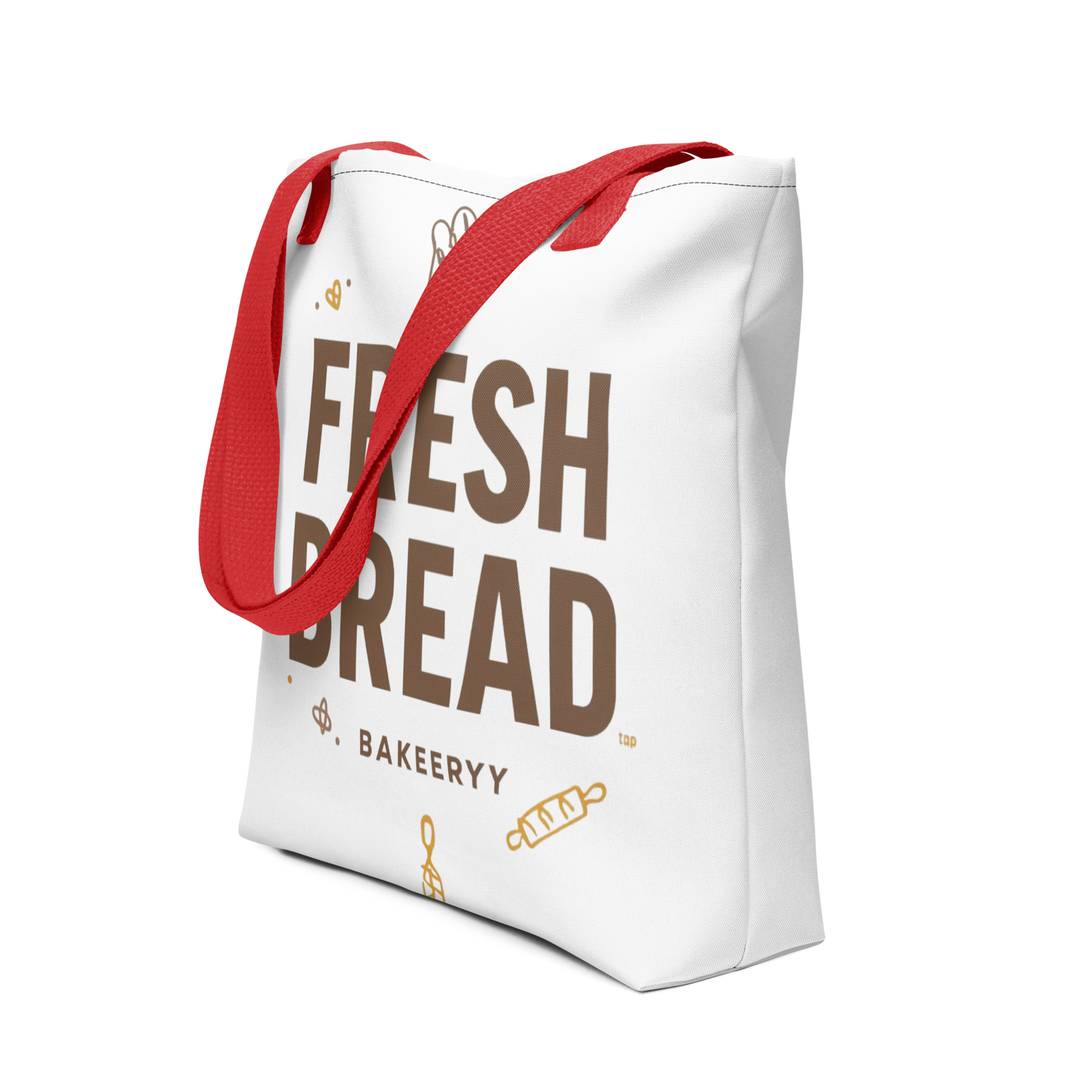 Eat Sleep Bake Repeat | Tote bag Red Bags & Accessories > Tote Bags ZomaModa