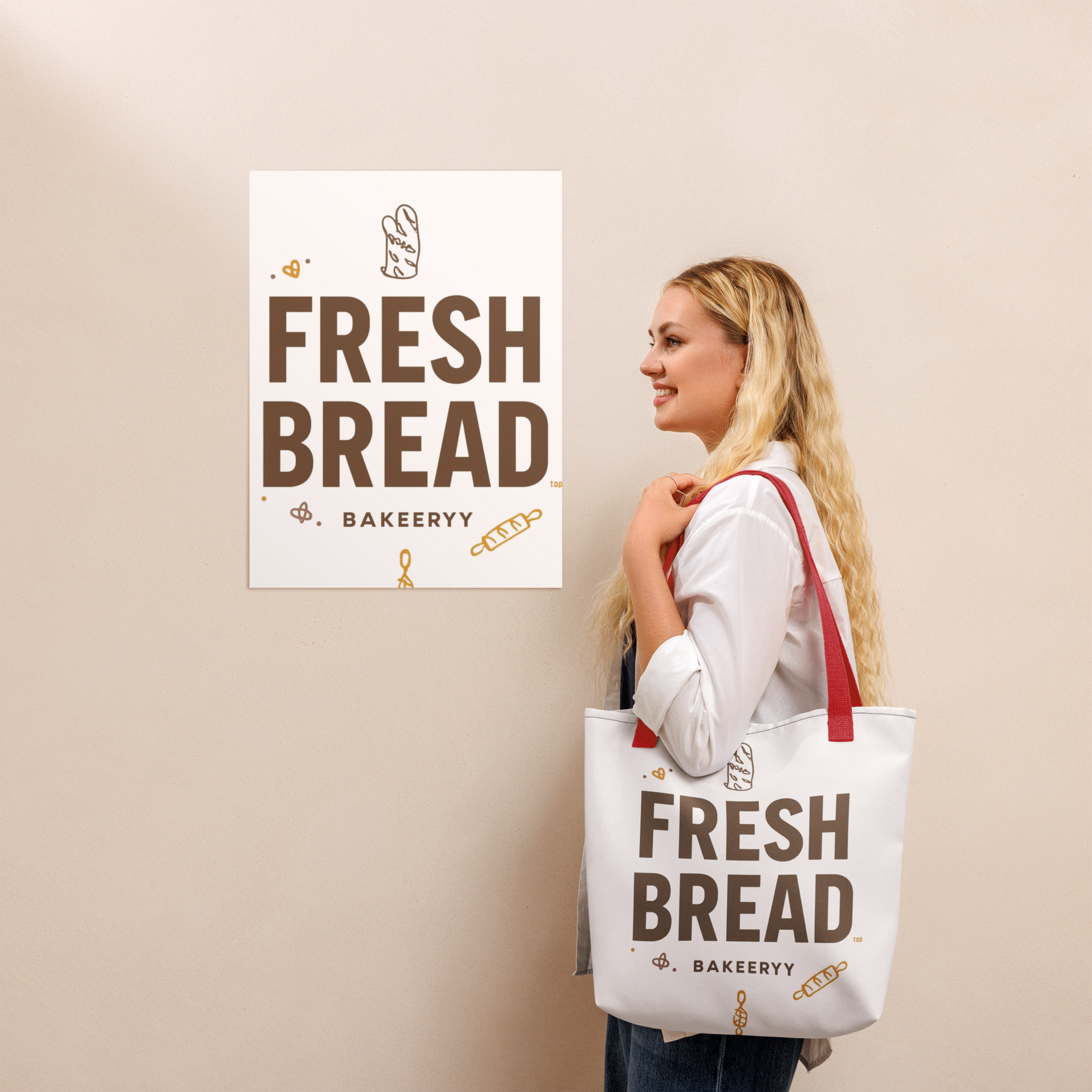 Eat Sleep Bake Repeat | Tote bag Bags & Accessories > Tote Bags ZomaModa