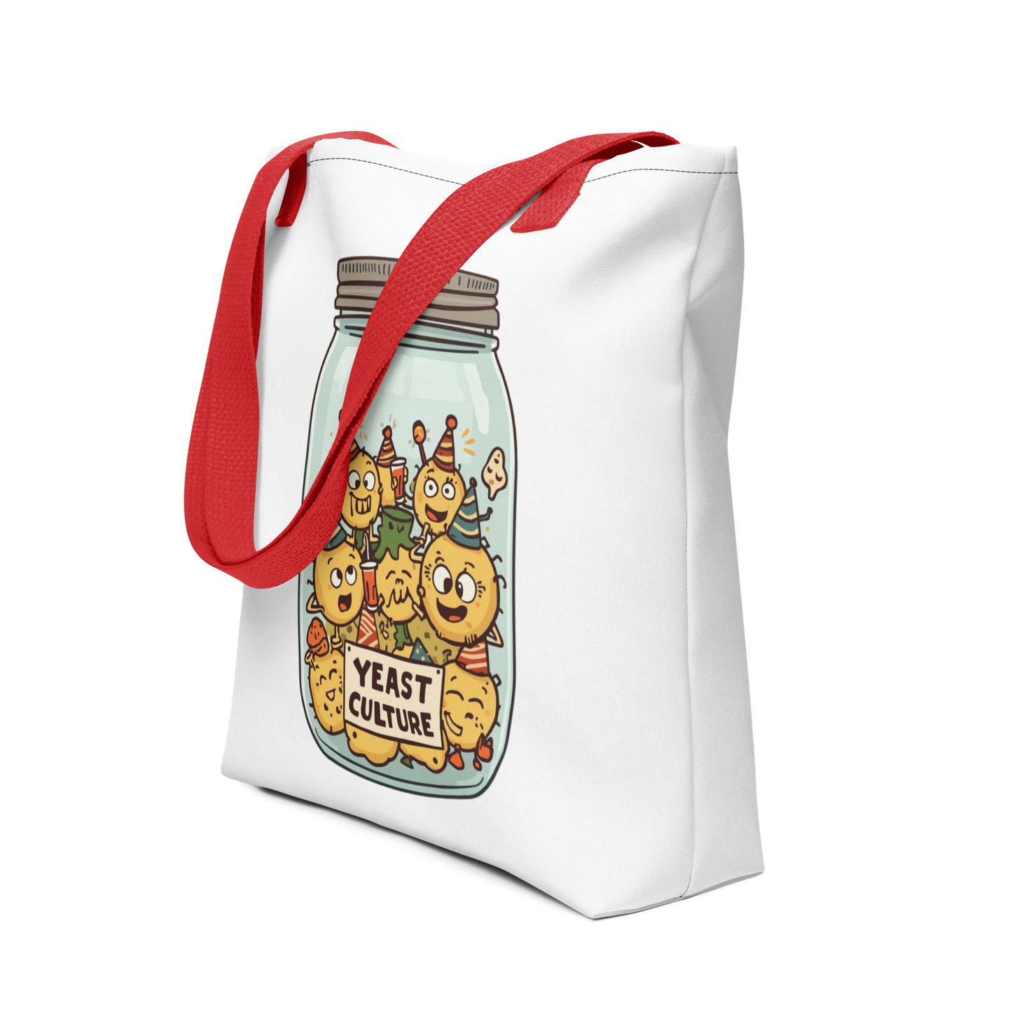 Wild Yeast, Wild Life | Tote bag Red Bags & Accessories > Tote Bags ZomaModa