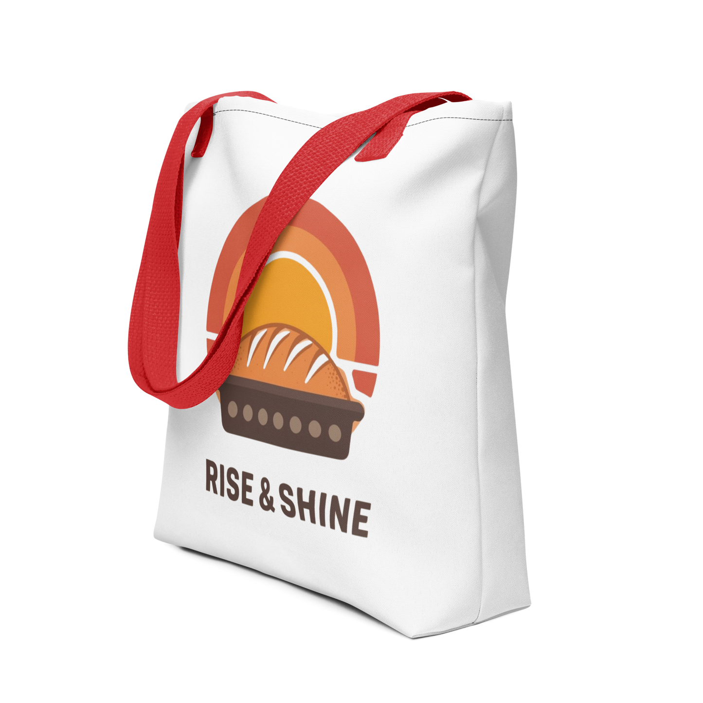 Rise & Shine | Tote bag Red Bags & Accessories > Tote Bags ZomaModa