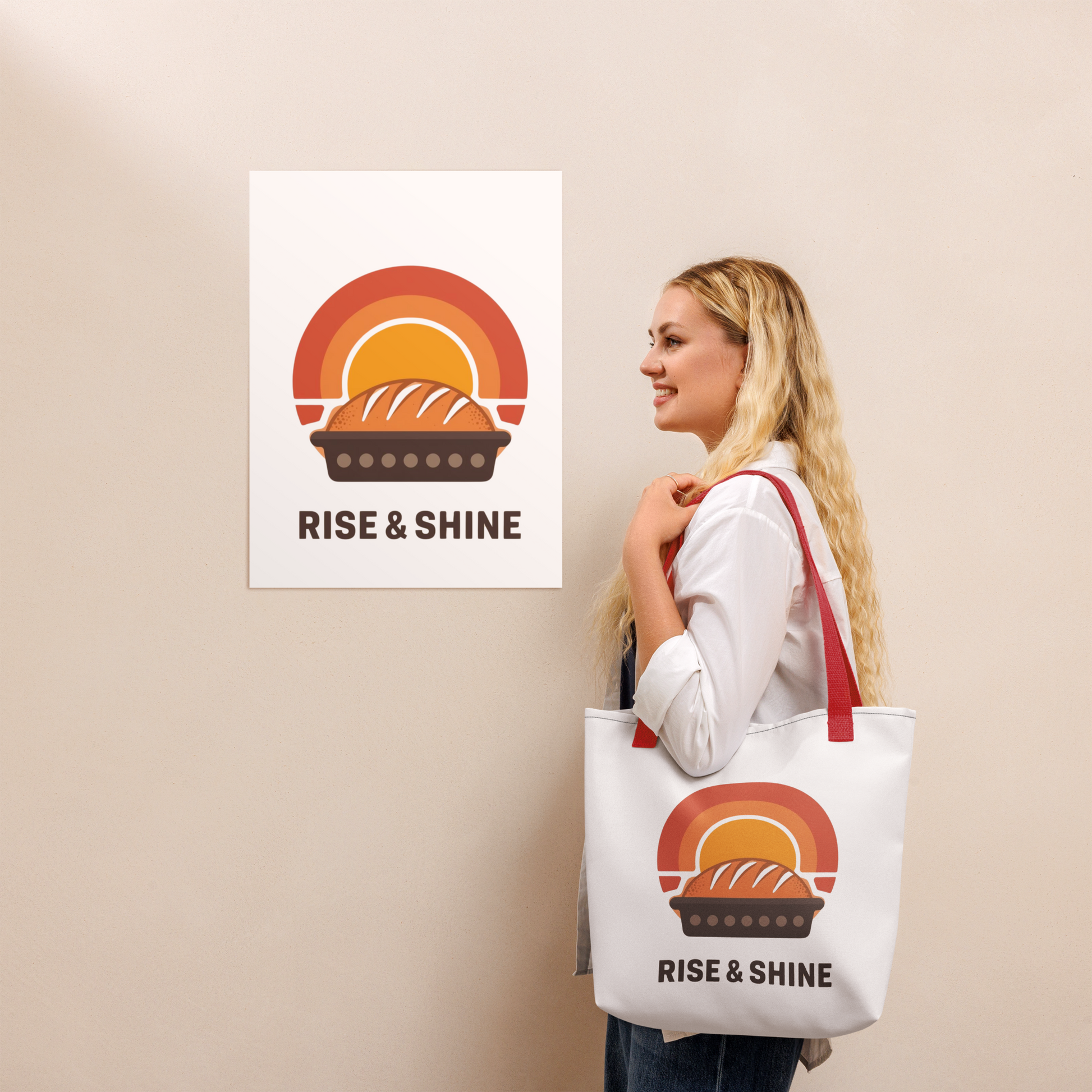 Rise & Shine | Tote bag Bags & Accessories > Tote Bags ZomaModa