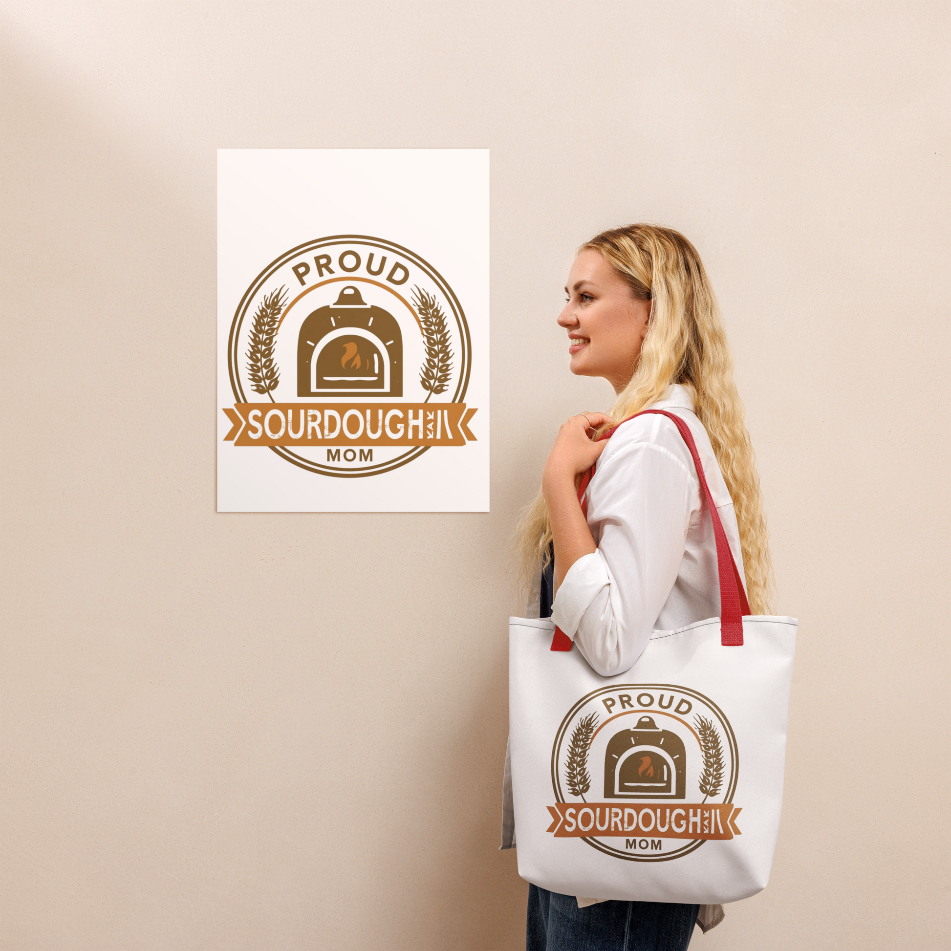 Sourdough Mom | Tote bag Bags & Accessories > Tote Bags ZomaModa
