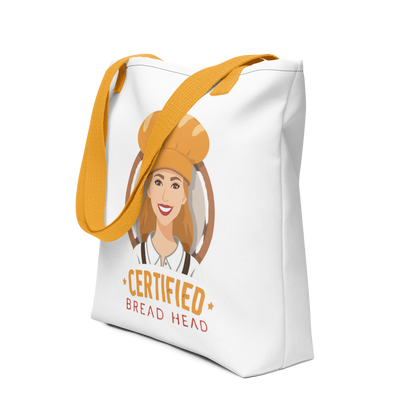Certified Bread Head | Tote bag Yellow Bags & Accessories > Tote Bags ZomaModa