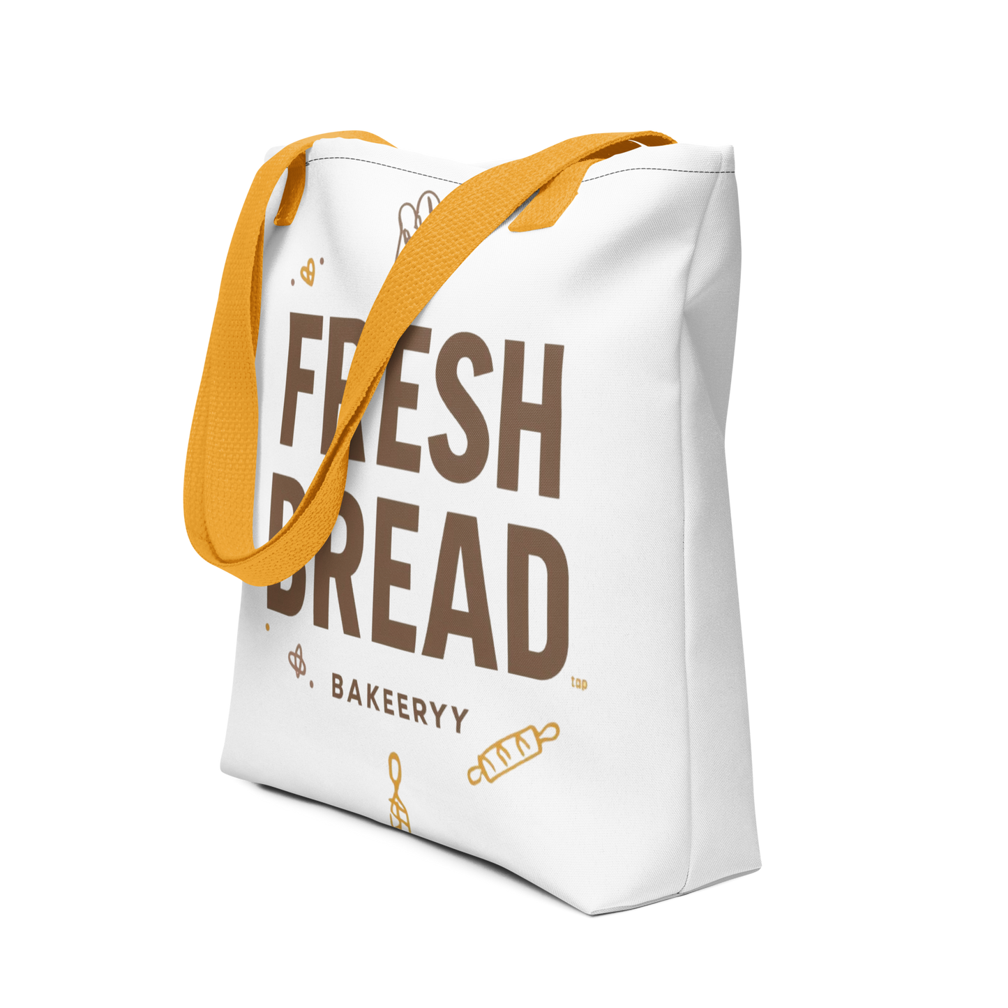 Eat Sleep Bake Repeat | Tote bag Yellow Bags & Accessories > Tote Bags ZomaModa