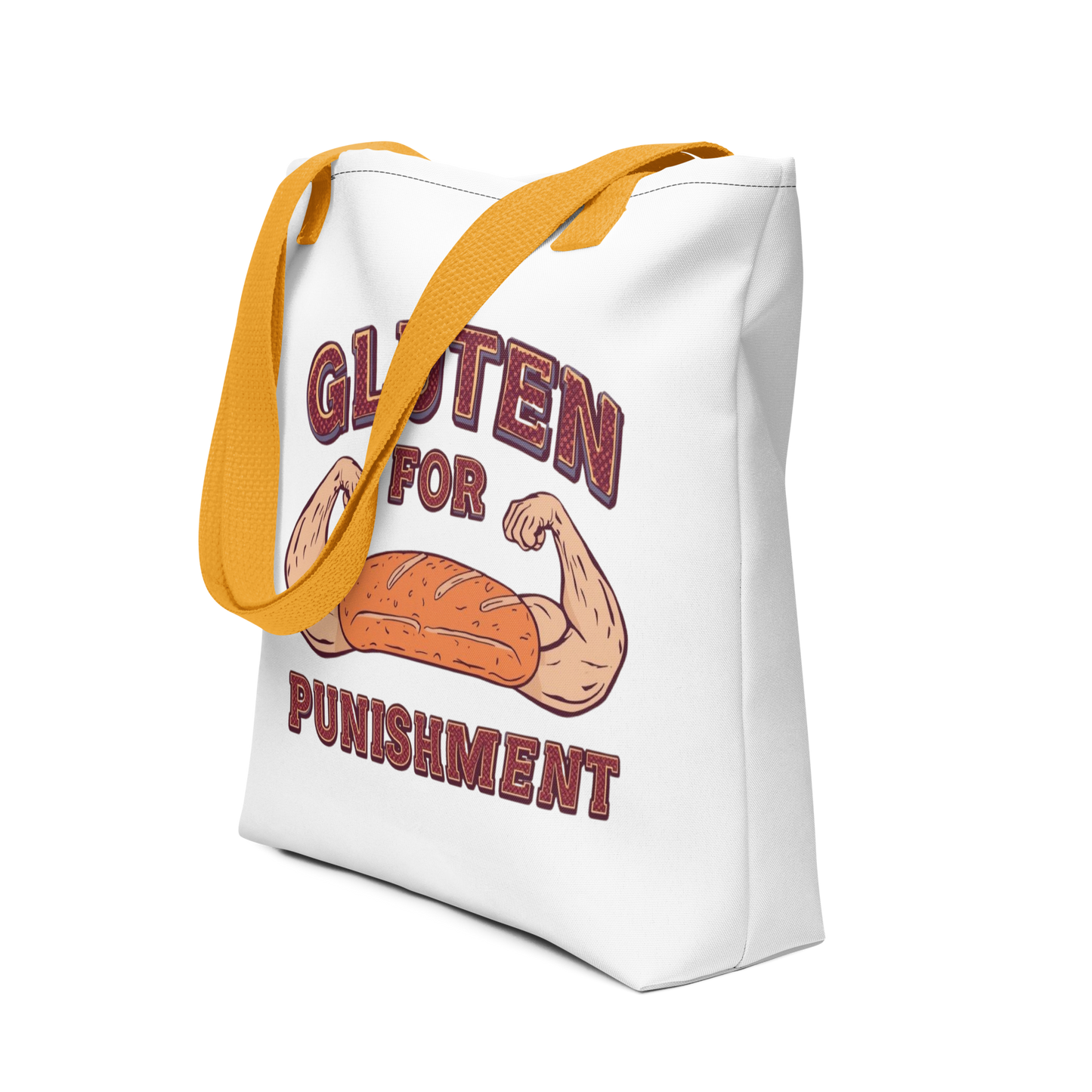 Gluten for Punishment | Tote bag Yellow Bags & Accessories > Tote Bags ZomaModa