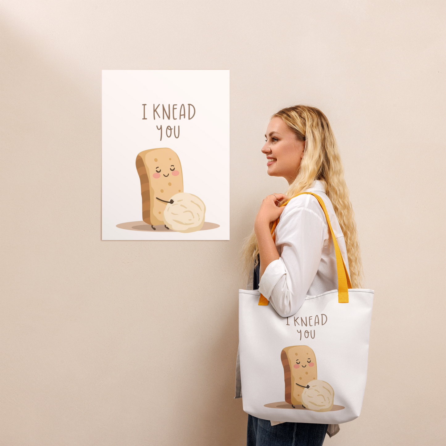 I Knead You | Tote bag Bags & Accessories > Tote Bags ZomaModa