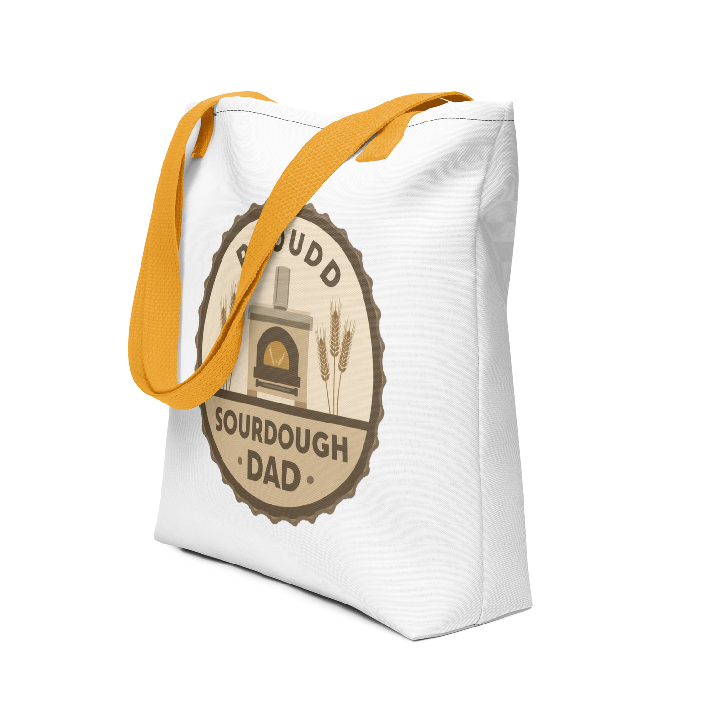 Sourdough Dad | Tote bag Yellow Bags & Accessories > Tote Bags ZomaModa