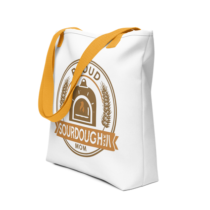 Sourdough Mom | Tote bag Yellow Bags & Accessories > Tote Bags ZomaModa