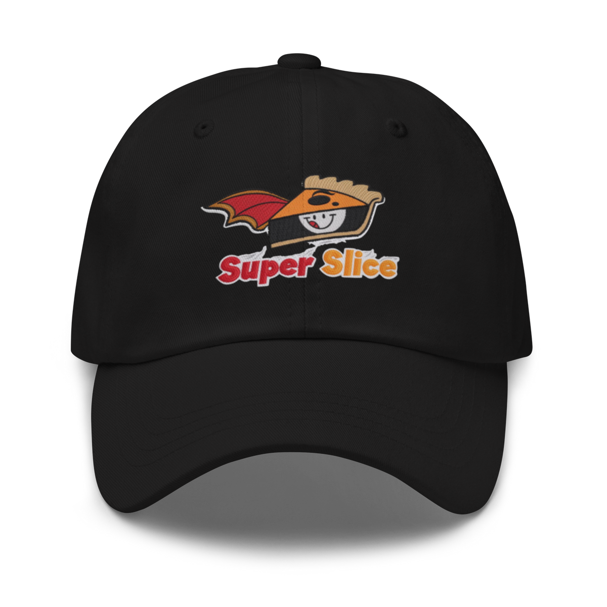 Pie Slice Hero V4 | Dad hat Black Apparel > Hats & Caps ZomaModa