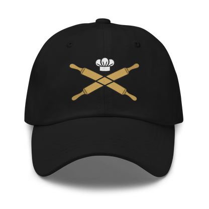 Rolling Pin Crossed V3 | Dad hat Black Apparel > Hats & Caps ZomaModa