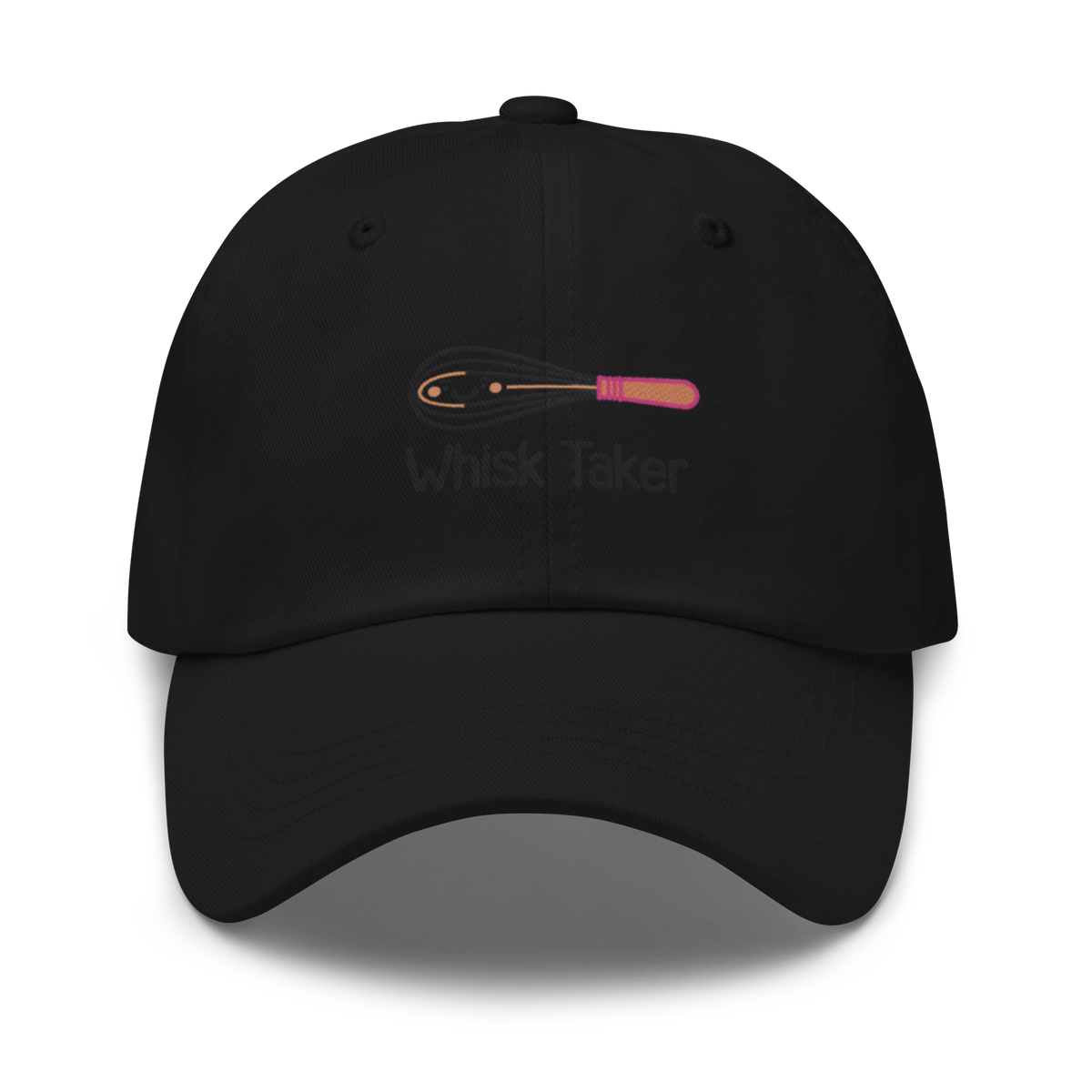 Whisk & Smile V4 | Dad hat Black Apparel > Hats & Caps ZomaModa
