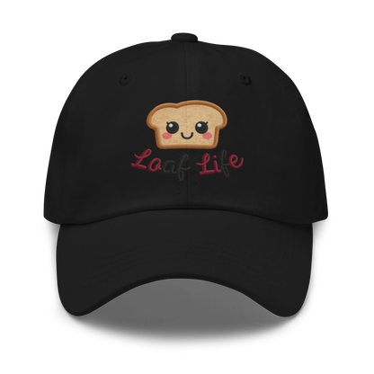 Bread Loaf Smiley V3 | Dad hat Black Apparel > Hats & Caps ZomaModa