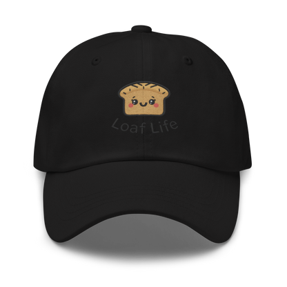 Bread Loaf Smiley V2 | Dad hat Black Apparel > Hats & Caps ZomaModa