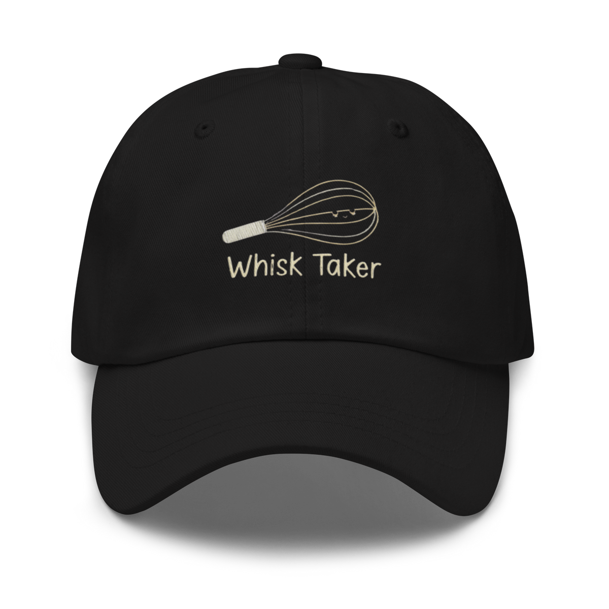 Whisk & Smile V3 | Dad hat Black Apparel > Hats & Caps ZomaModa