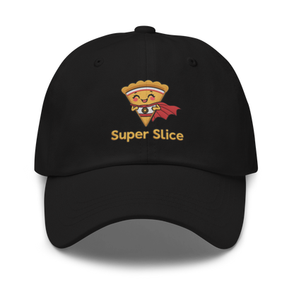 Pie Slice Hero V1 | Dad hat Black Apparel > Hats & Caps ZomaModa