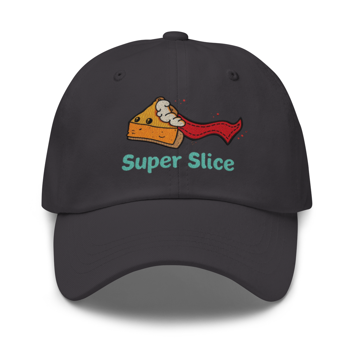 Pie Slice Hero V3 | Dad hat Dark Grey Apparel > Hats & Caps ZomaModa
